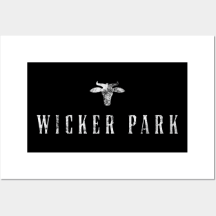 Wicker Park Vintage Gurgoyle Fountain Design Posters and Art